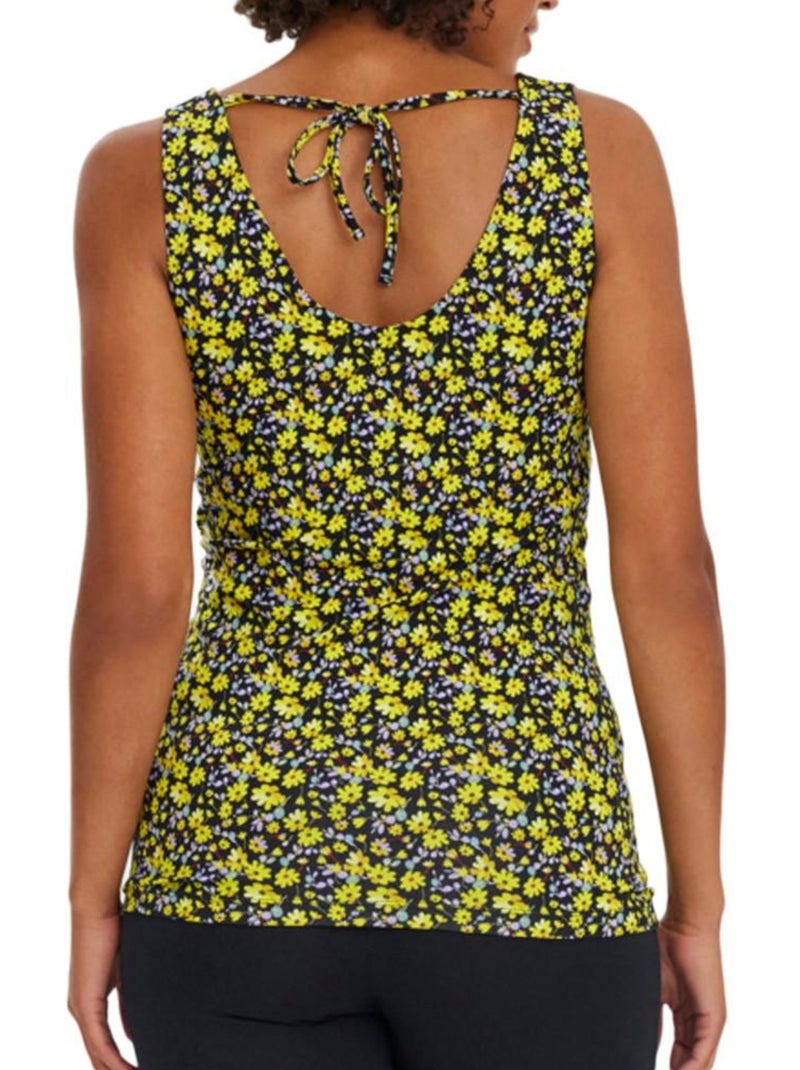Top de Grávida Mamalicious Lamber Preto/Amarelo Preto - Kiabi