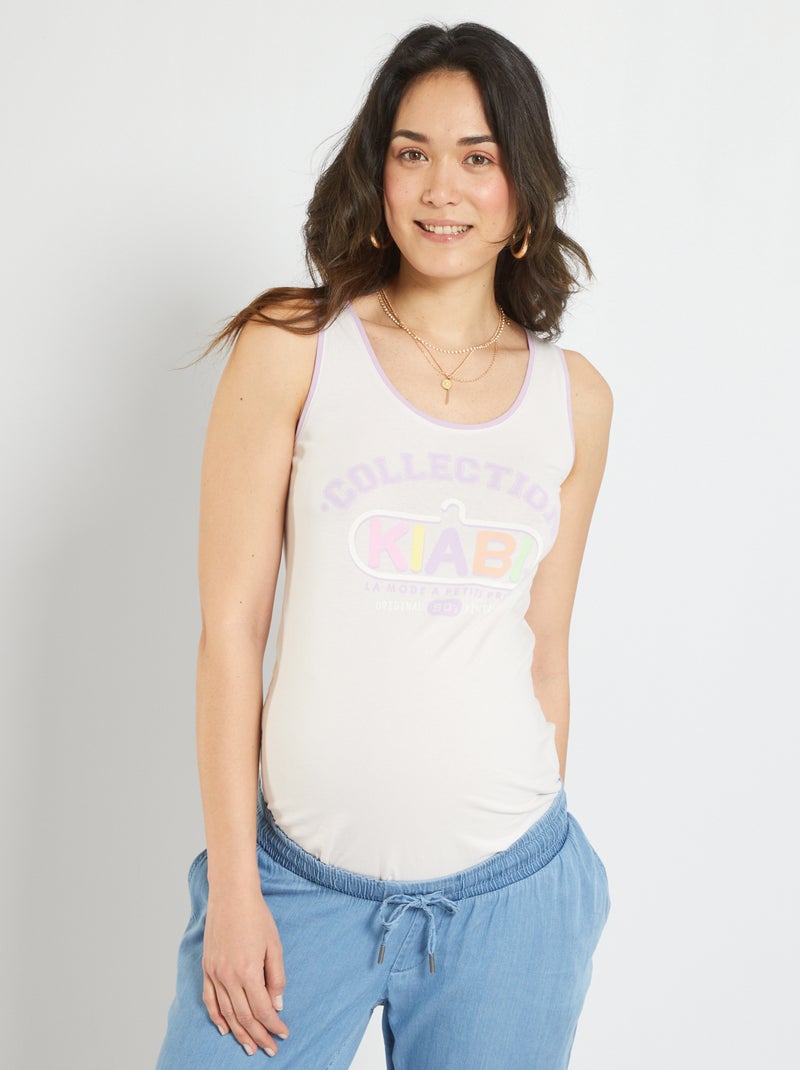 Top de grávida 'vintage' VIOLETA - Kiabi