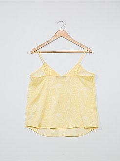 Top de lingerie estampado - Kiabi