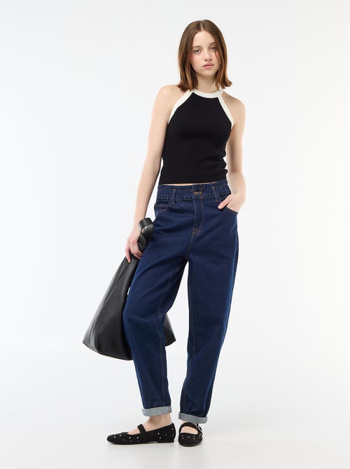 Top de malha com cavas americanas - Kiabi