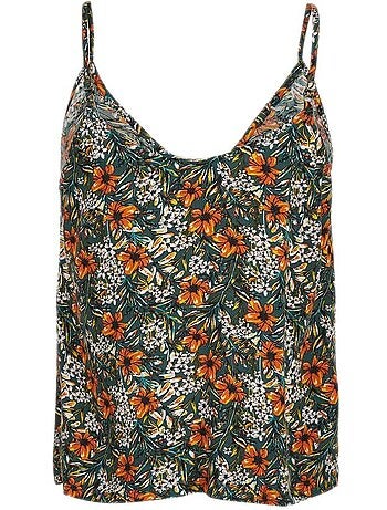Top de mulher o'neill indian verde/laranja