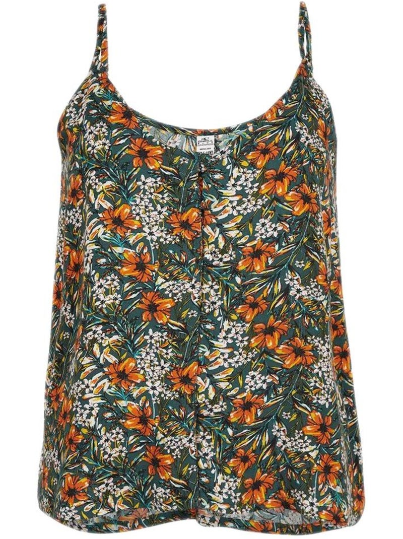 Top de Mulher O'Neill Indian Verde/Laranja Verde - Kiabi