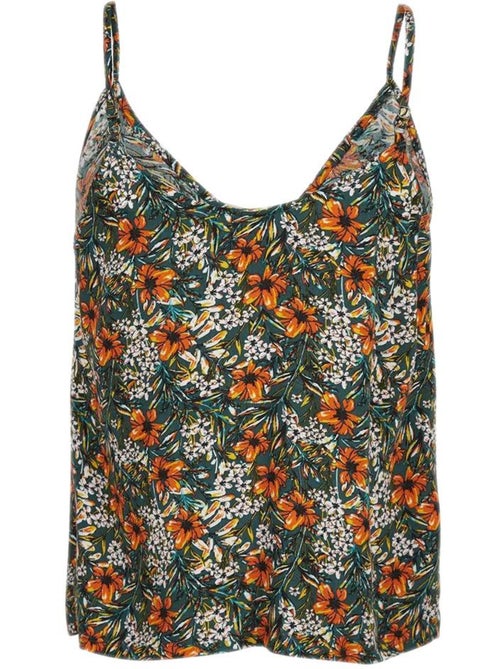 Top de Mulher O'Neill Indian Verde/Laranja - Kiabi