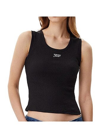 Top de Mulher Preto Tommy Hilfiger Script