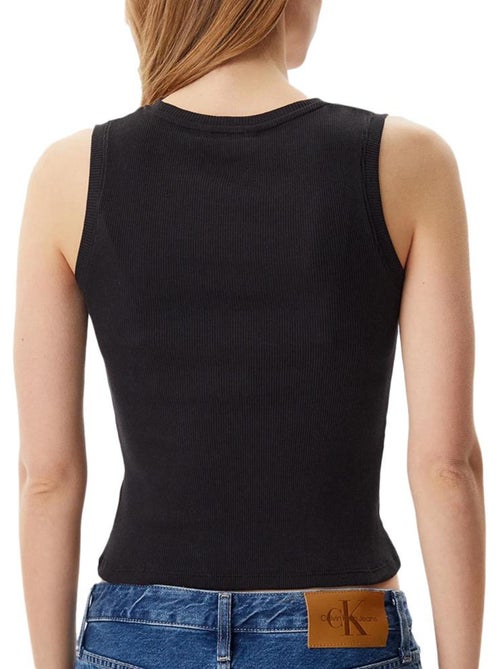 Top de mulher preto tommy hilfiger script - Kiabi Top de mulher preto tommy hilfiger script - Kiabi