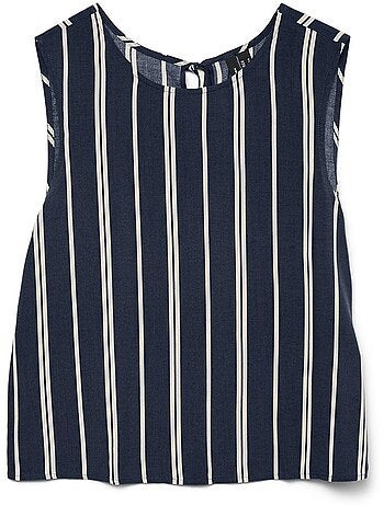 Top de Mulher Vero Moda Christina Azul-Marinho