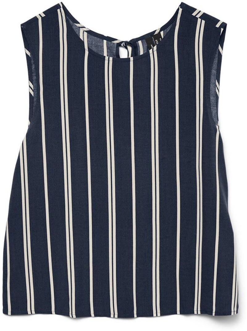 Top de Mulher Vero Moda Christina Azul-Marinho Azul-marinho - Kiabi