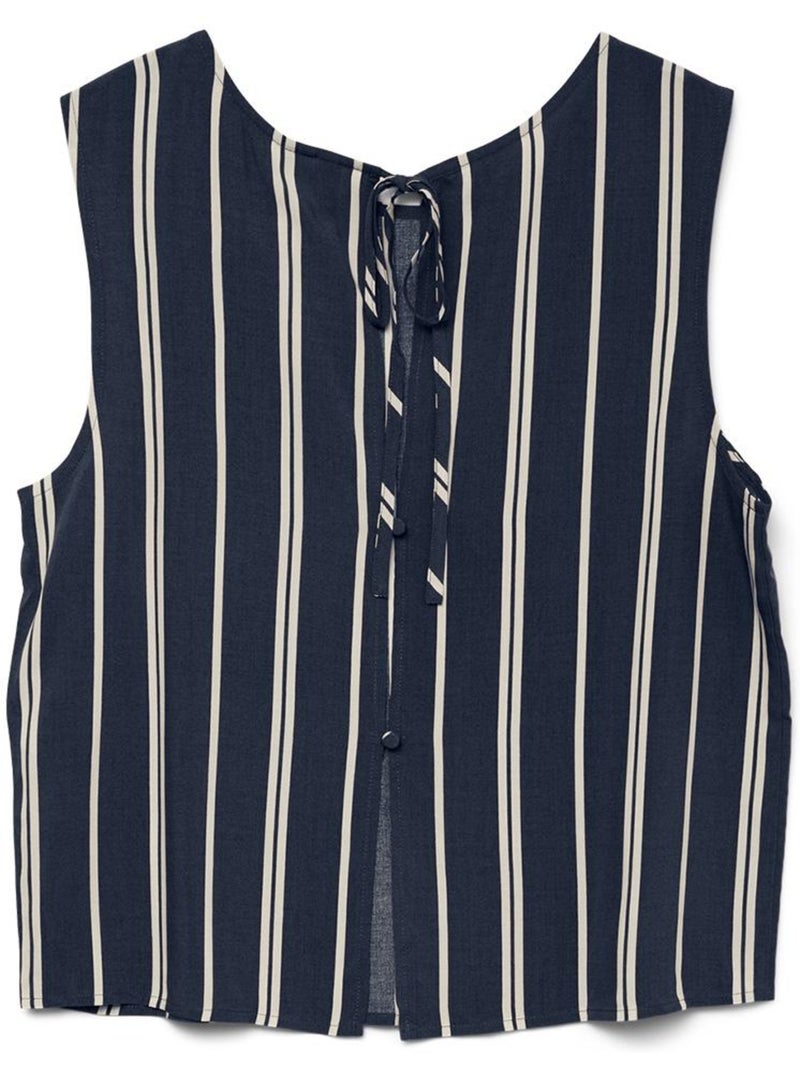 Top de Mulher Vero Moda Christina Azul-Marinho Azul-marinho - Kiabi