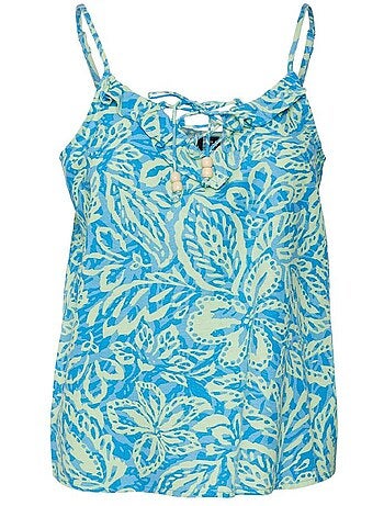 Top de Mulher Vero Moda com Padrão Azul/Verde