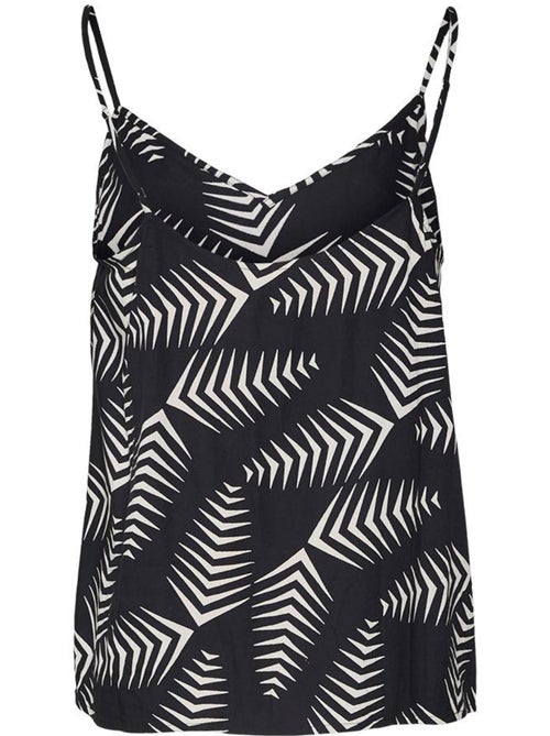 Top de Mulher Vero Moda Kanya Preto/Bege - Kiabi Top de Mulher Vero Moda Kanya Preto/Bege - Kiabi