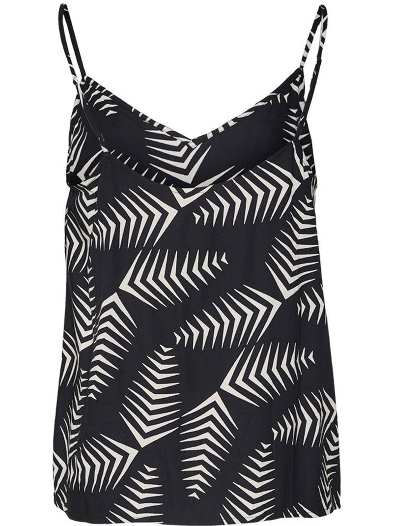 Top de Mulher Vero Moda Kanya Preto/Bege Preto - Kiabi