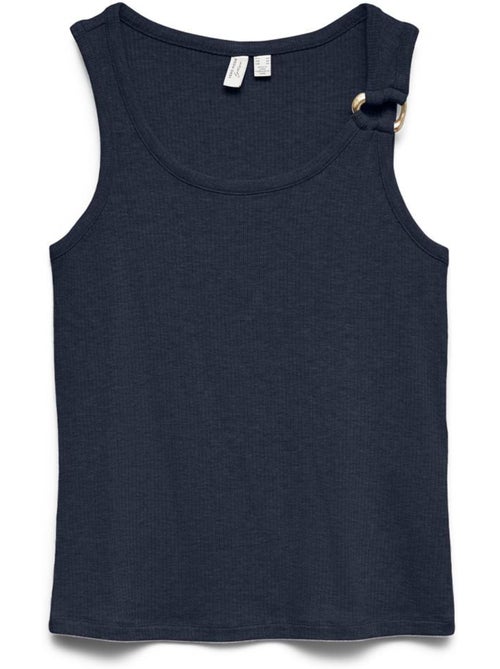 Top de Mulher Vero Moda Kiki Azul-Marinho - Kiabi Top de Mulher Vero Moda Kiki Azul-Marinho - Kiabi