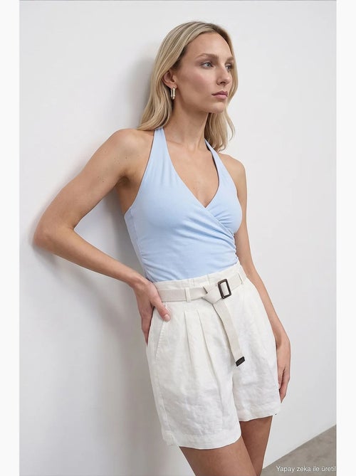 Top de nylon e elastano dilvin - Kiabi