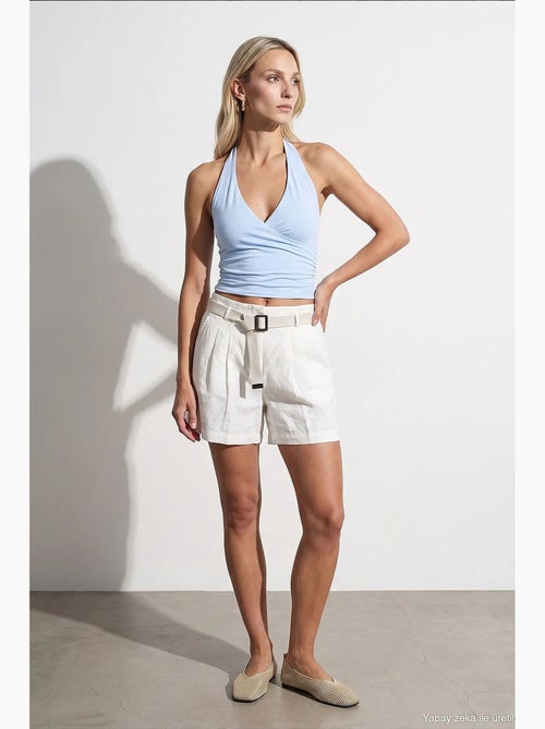 Top de nylon e elastano dilvin - Kiabi