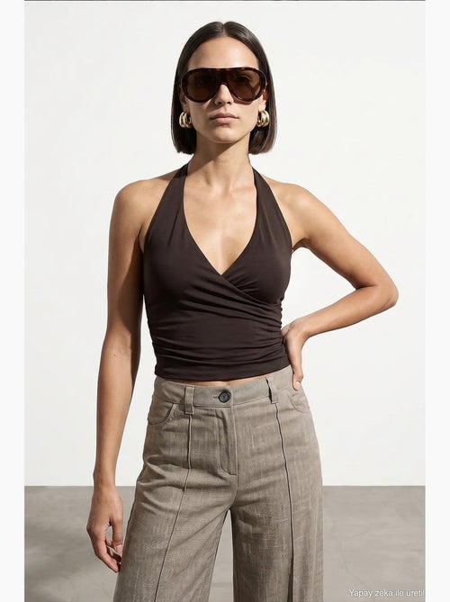 Top de nylon e elastano dilvin - Kiabi Top de nylon e elastano dilvin - Kiabi