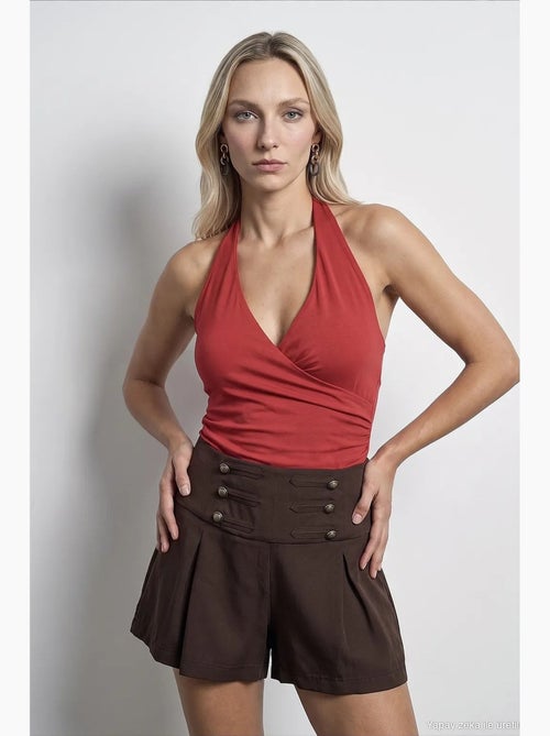Top de nylon e elastano dilvin - Kiabi