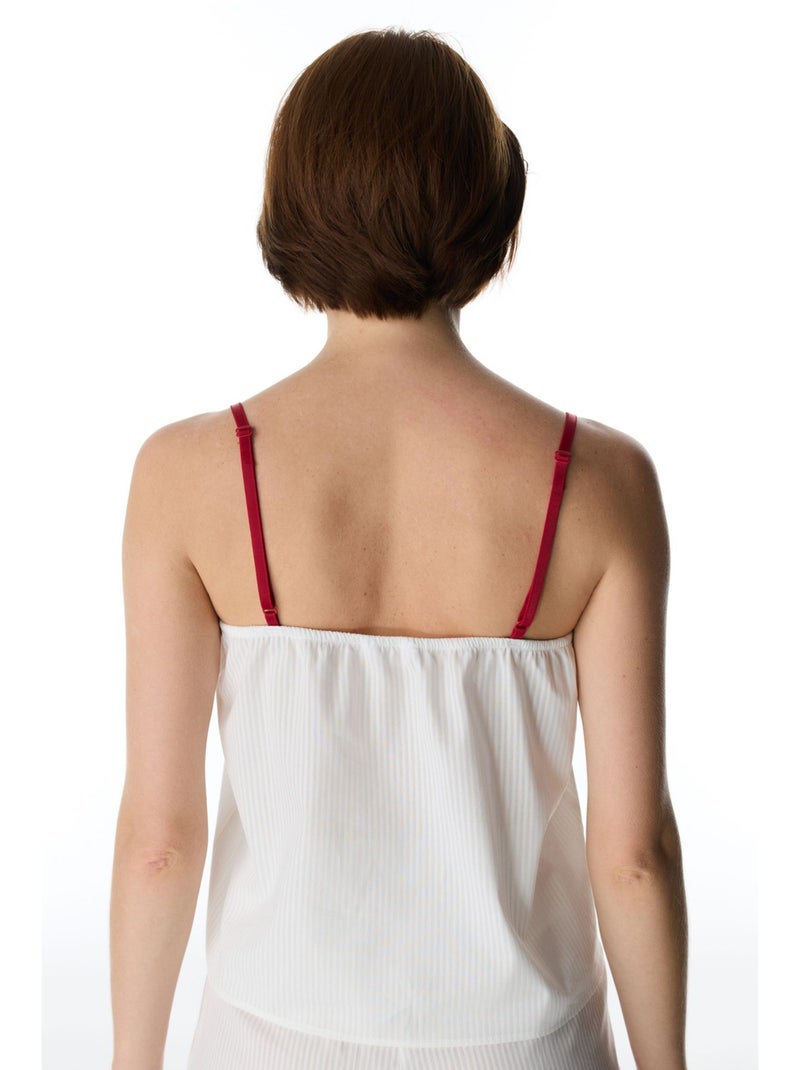 Top de pijama com alças magnifique penti Branco - Kiabi