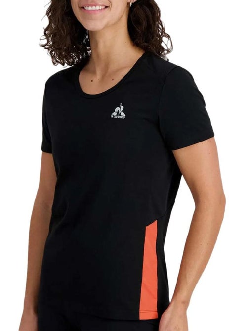 Top de Treino Le Coq Sportif Preto para Mulher - Kiabi Top de Treino Le Coq Sportif Preto para Mulher - Kiabi