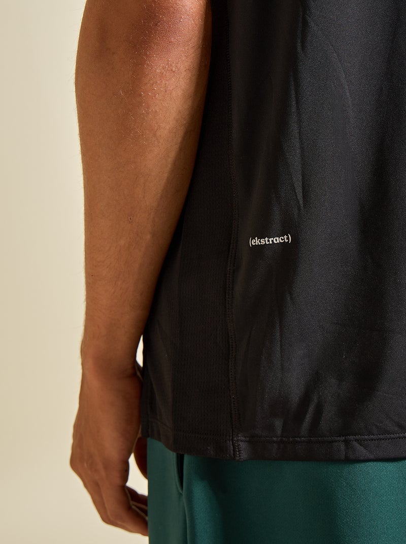 Top desportivo - (ekstract) Preto - Kiabi