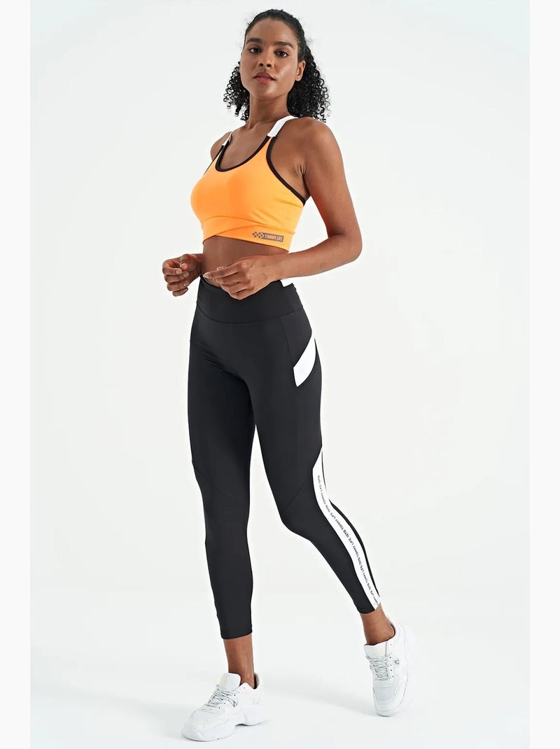 Top desportivo crop justo sem mangas tommy Laranja - Kiabi