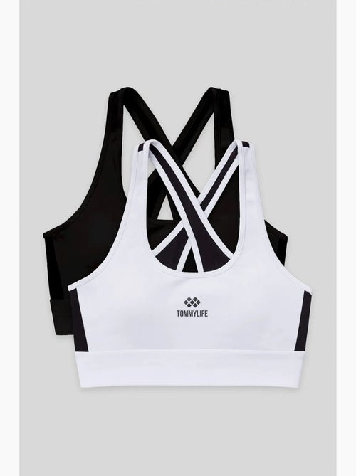 Top desportivo crop justo sem mangas tommy - Kiabi Top desportivo crop justo sem mangas tommy - Kiabi
