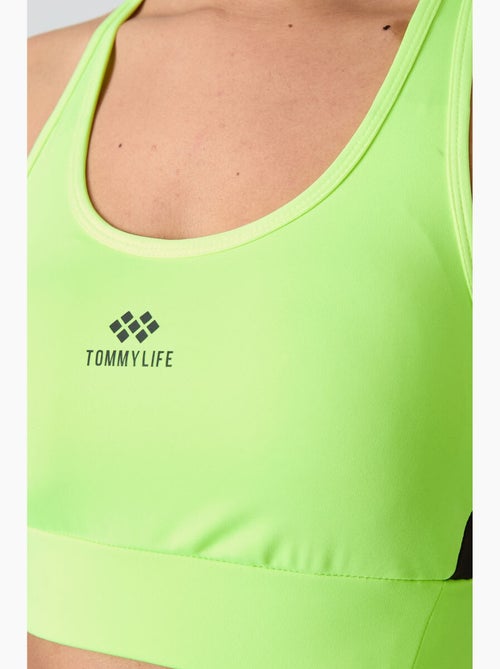 Top desportivo crop justo sem mangas tommy - Kiabi Top desportivo crop justo sem mangas tommy - Kiabi