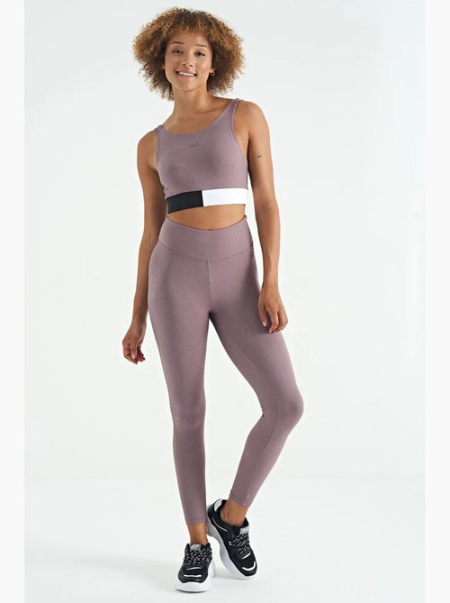 Top desportivo crop sem mangas com blocos de cor tommy - Kiabi Top desportivo crop sem mangas com blocos de cor tommy - Kiabi