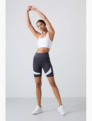 Top desportivo curto justo sem mangas tommy