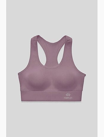 Top desportivo curto justo sem mangas tommy