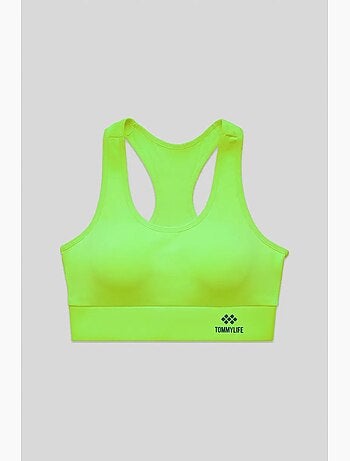 Top desportivo curto justo sem mangas tommy
