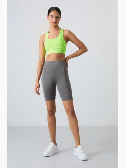 Top desportivo curto justo sem mangas tommy - Kiabi Top desportivo curto justo sem mangas tommy - Kiabi