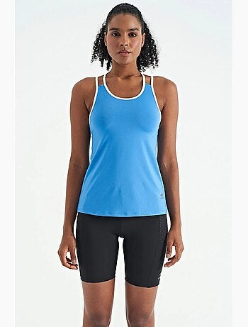 Top desportivo de malha sem mangas tommy