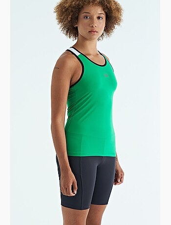 Top desportivo de malha sem mangas tommy