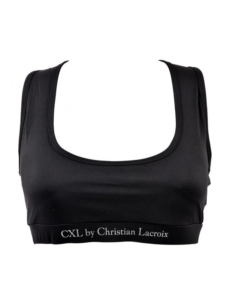 Top Desportivo Mulher CXL LACROIX Preto Cinza - Kiabi