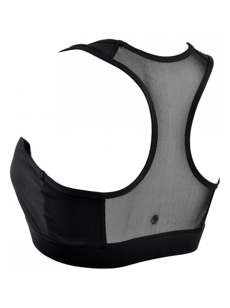 Top Desportivo Mulher CXL LACROIX Preto Cinza - Kiabi