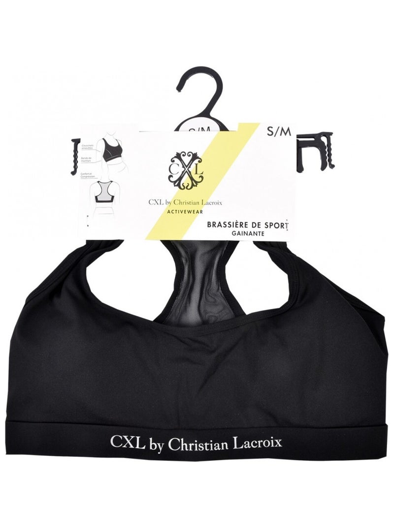 Top Desportivo Mulher CXL LACROIX Preto Cinza - Kiabi