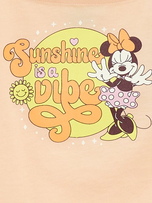 Top 'Disney' com alças com folhos - Kiabi