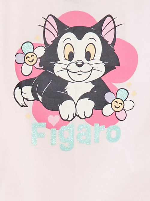 Top 'Disney' com alças com folhos - Kiabi