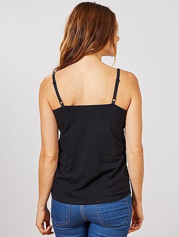 Top em algodão biológico amamentação - Kiabi