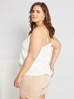 Top em gaze de algodão - Kiabi