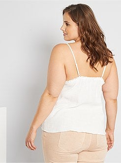 Top em gaze de algodão - Kiabi