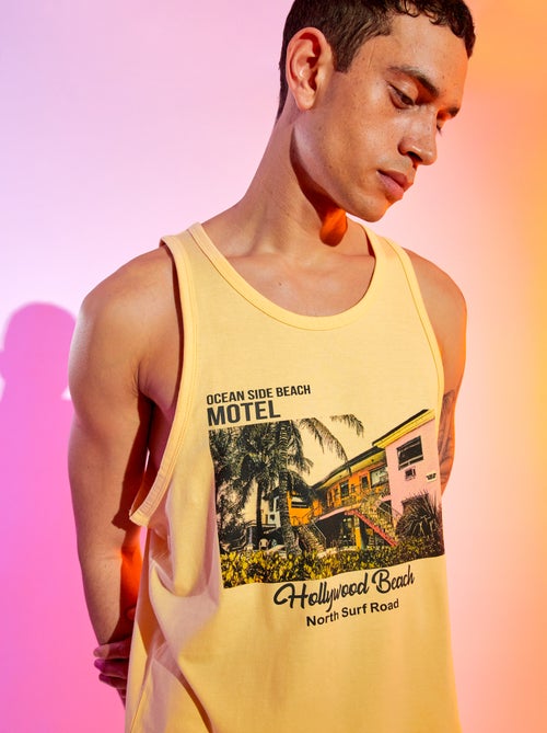 Top em jersey com estampado - Kiabi