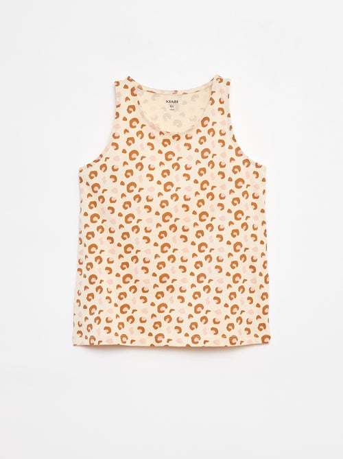 Top em jersey com estampado - Kiabi