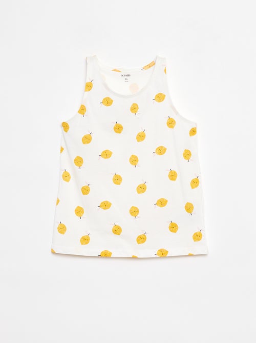 Top em jersey com estampado - Kiabi