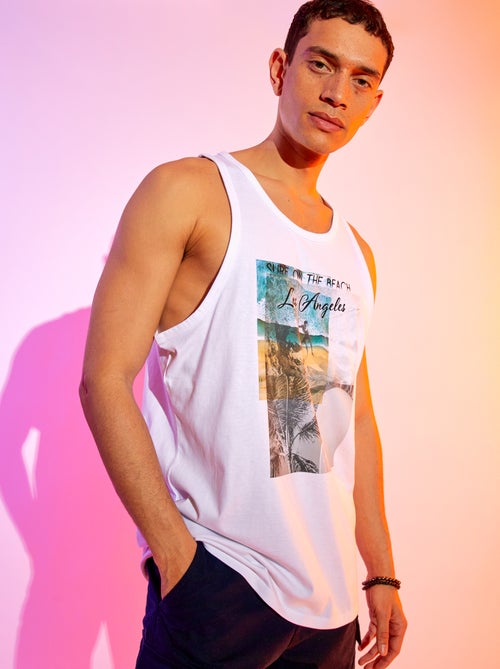Top em jersey com estampado - Kiabi