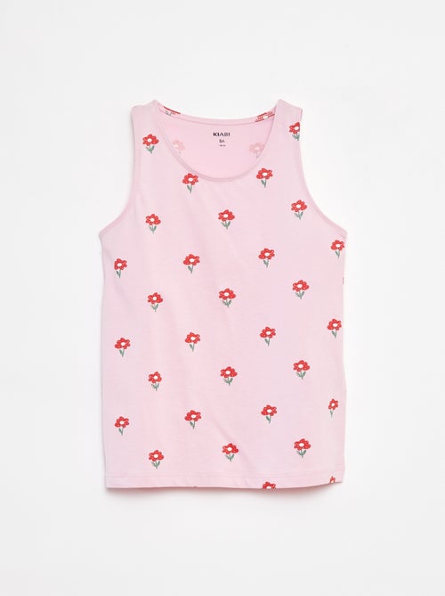 Top em jersey com estampado - Kiabi