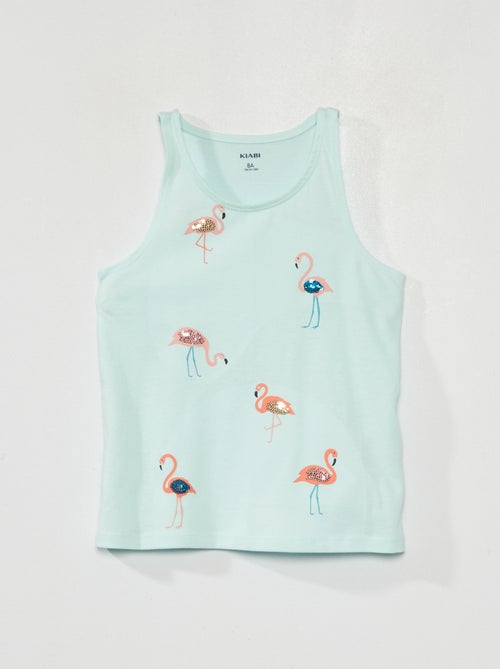 Top em jersey com motivos de fantasia - Kiabi