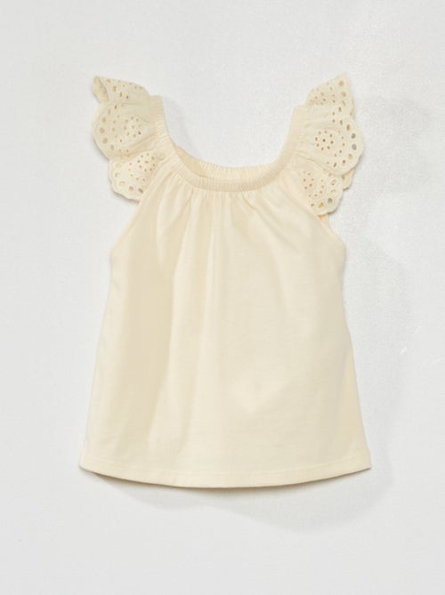 Top em jersey liso - Kiabi