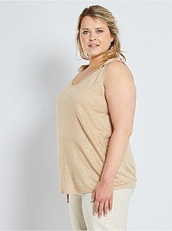 Top em linho - Kiabi