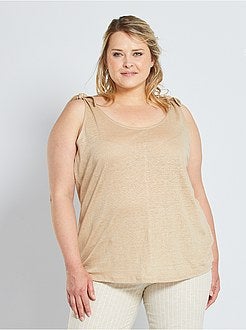 Top em linho - Kiabi